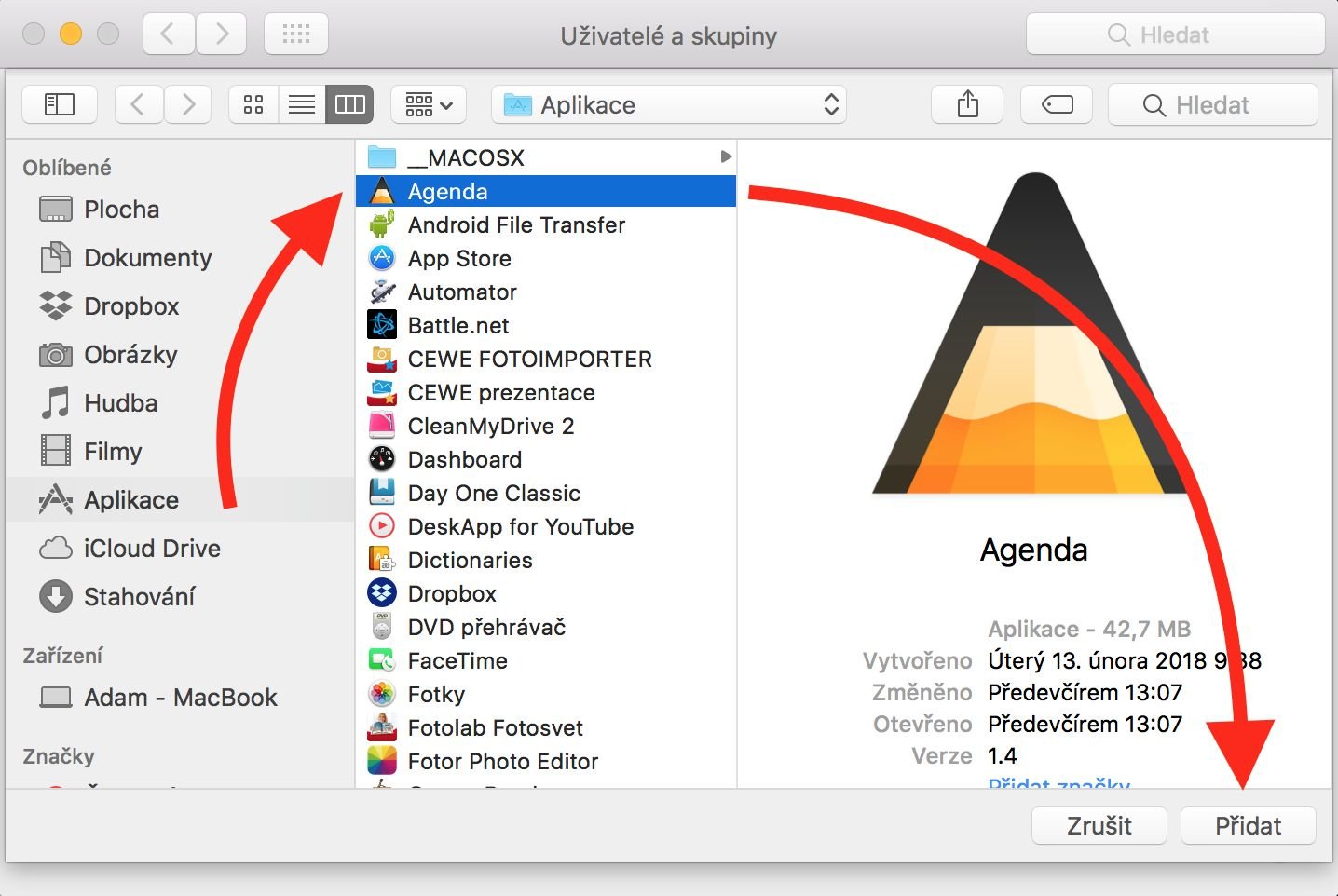 Nastavení automaticky spouštěných aplikací po startu macOS