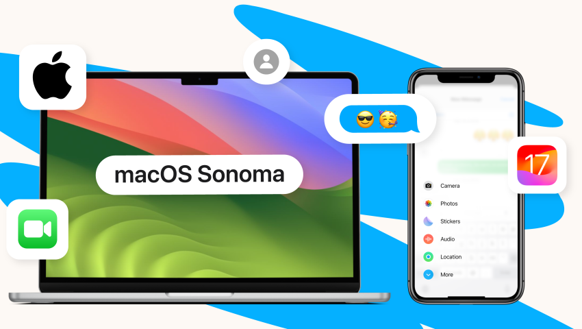 Novinky v macOS Sonoma a iOS 17